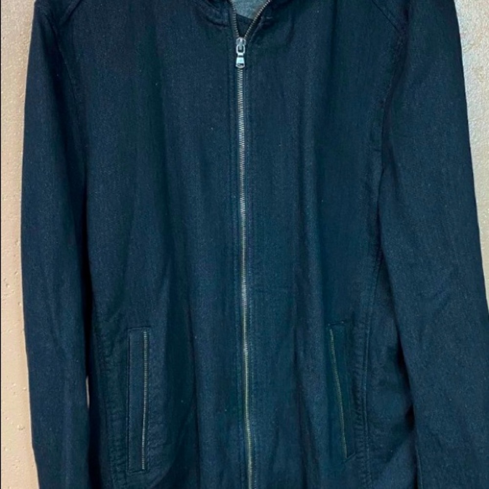 John Varvatos Luxe M mens zip up w/ hoodie